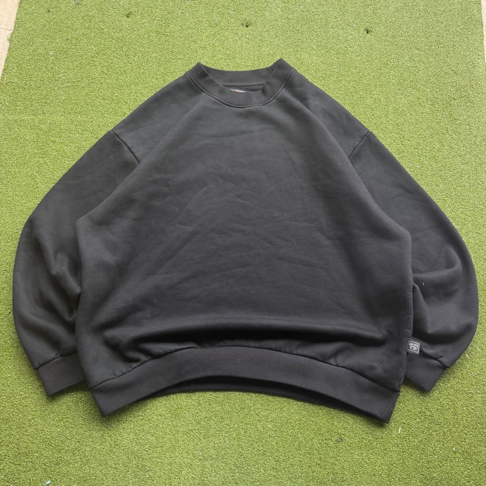 Vintage County FB Super Heavyweight Sweatshirt Mens 2XL Black Crewneck Pullover